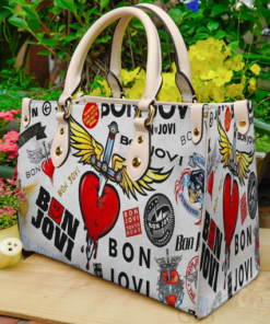 Bon Jovi Leather Bag