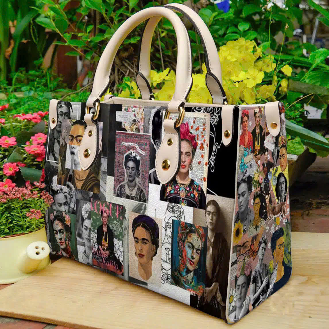 Frida Kahlo Leather Bag