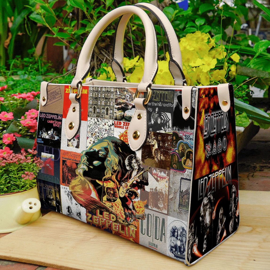 Led Zeppelin Leather Bag