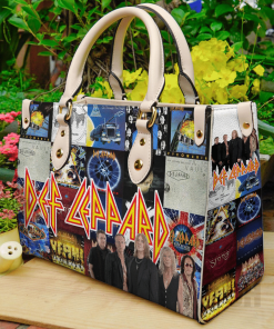 Def Leppard Leather Bag