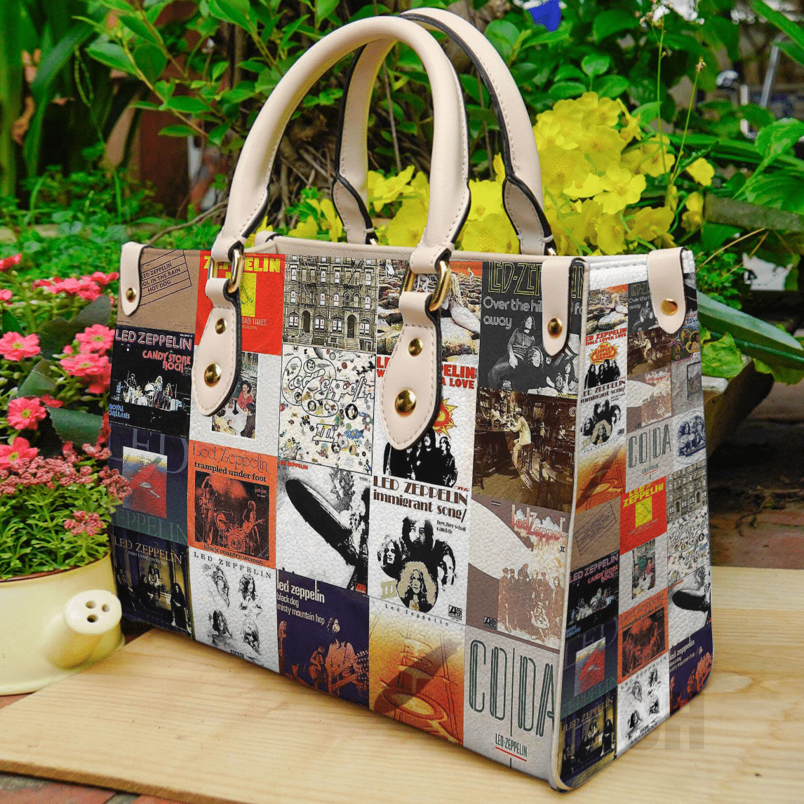 Led Zeppelin Leather Bag
