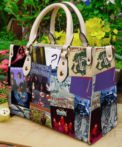 Deep Purple Leather Bag