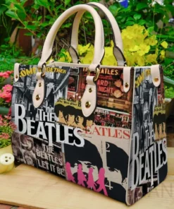 The Beatles Leather Bag