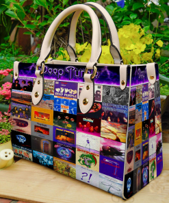 Deep Purple Leather Bag
