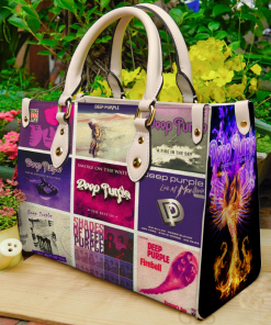 Deep Purple Leather Bag