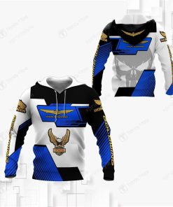 Gold Wing Hoodie 3d