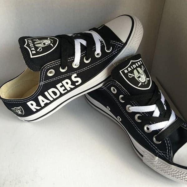 Las Vegas Raiders Love Low Top Shoes