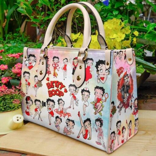 Betty Boop love Leather Bag