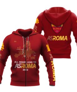 AS Roma  love Hoodie 3d