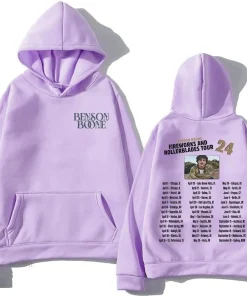 Benson Boone purple Hoodie 3d