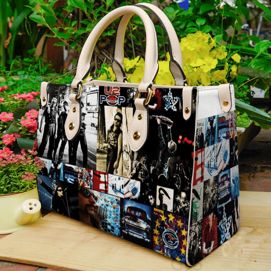 U2 Band Leather Bag