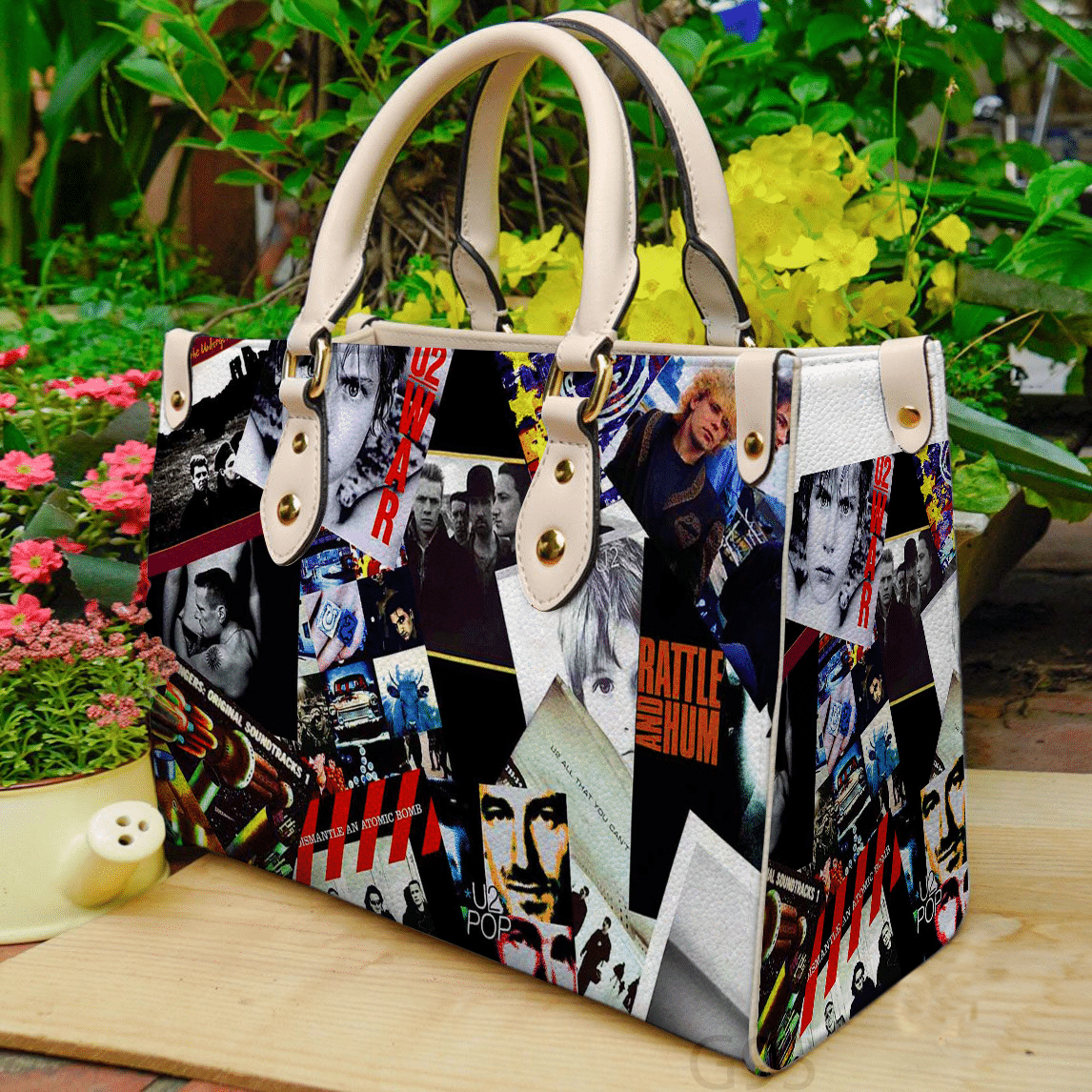 U2 Band Leather Bag