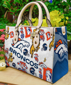 Denver Broncos Leather Bag