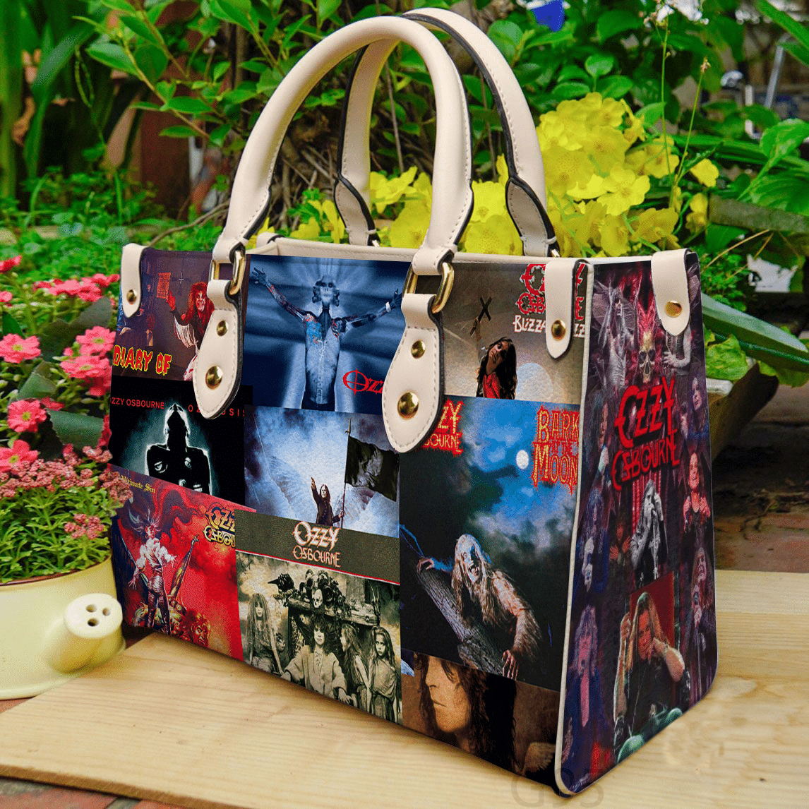 Ozzy Osbourne love Leather Bag