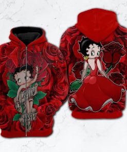 Betty Boop love Hoodie 3d
