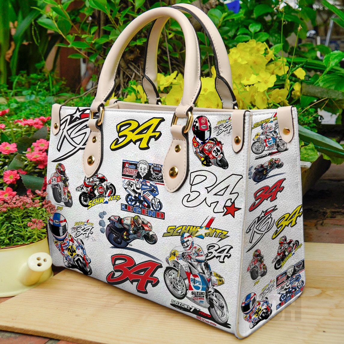 Kevin Schwantz Leather Bag