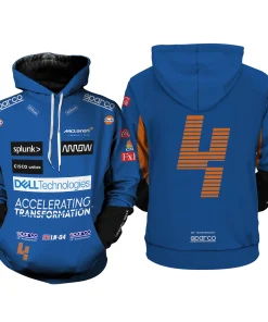Lando Norris love Hoodie 3d