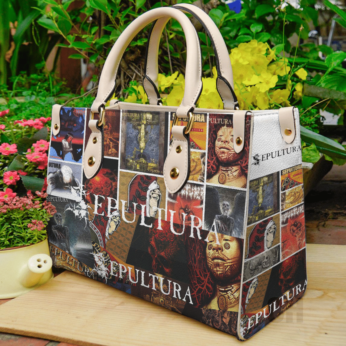 Sepultura Leather Bag