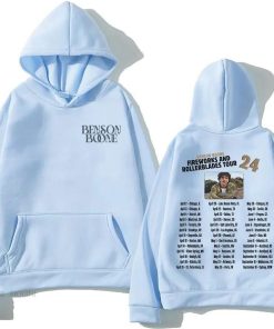 Benson Boone Blue Hoodie 3d