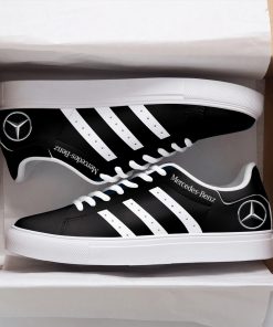 Mercedes Benz Black Stan Smith Shoes