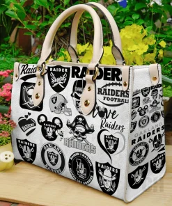 Las Vegas Raiders Leather Bag
