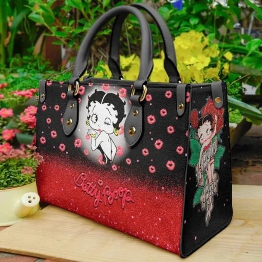 Betty Boop love Leather Bag