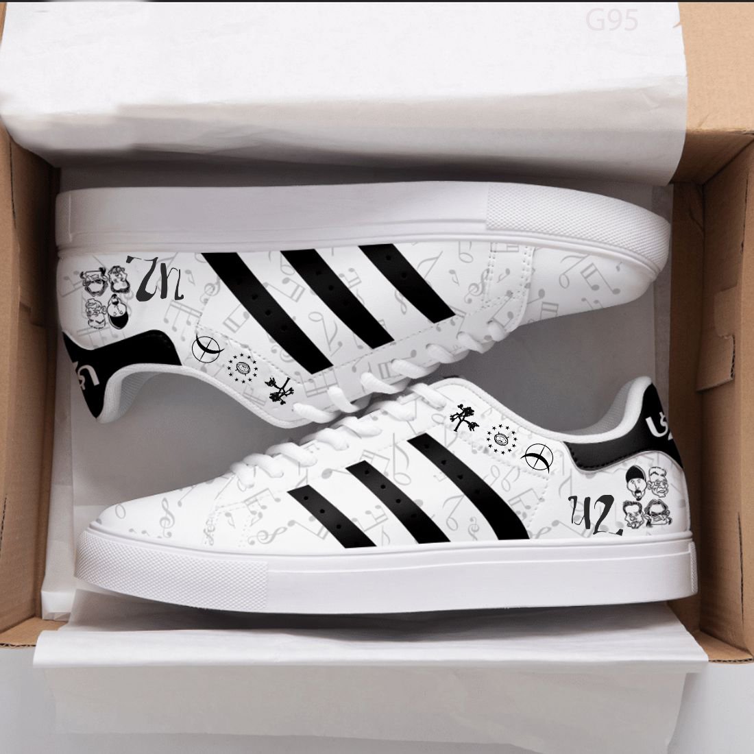 U2 Band Stan Smith Shoes