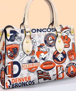 Denver Broncos Leather Bag