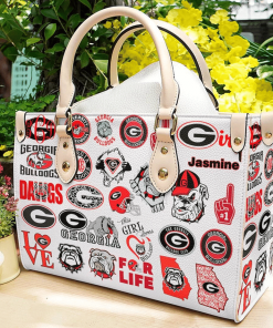 Georgia Bulldogs Leather Bag