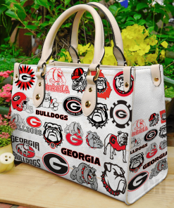 Georgia Bulldogs Leather Bag