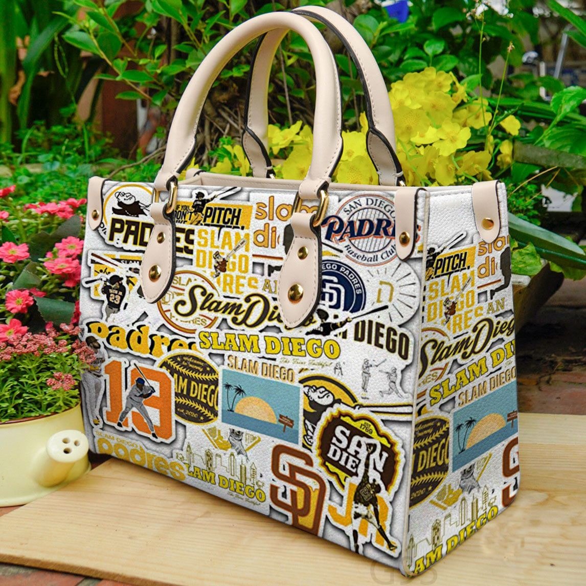 San Diego Padres Leather Bag