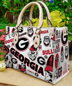 Georgia Bulldogs Leather Bag