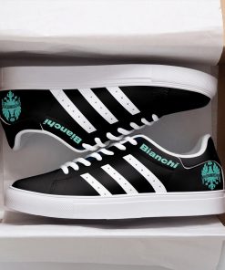 Bianchi Black Stan Smith Shoes