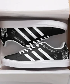 Cyndi Lauper Black Stan Smith Shoes