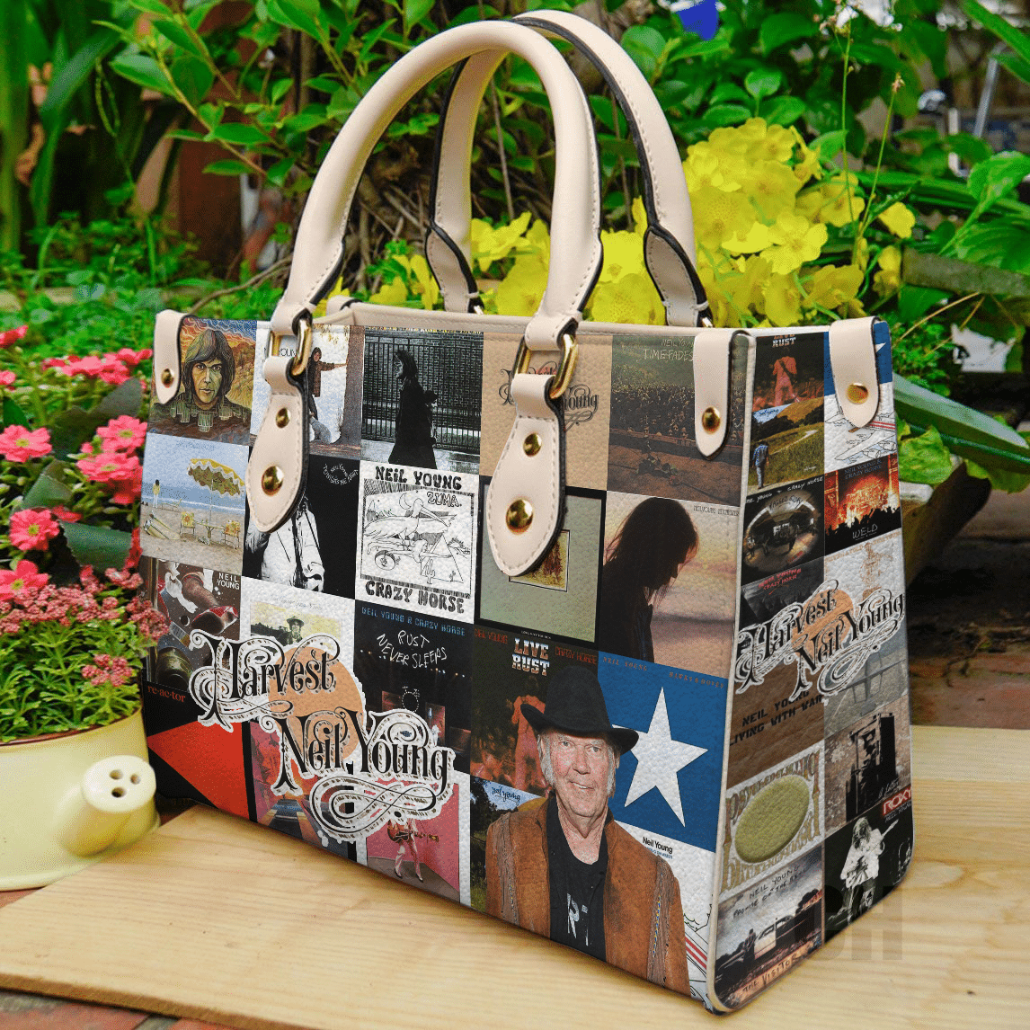 Neil Young Leather Bag