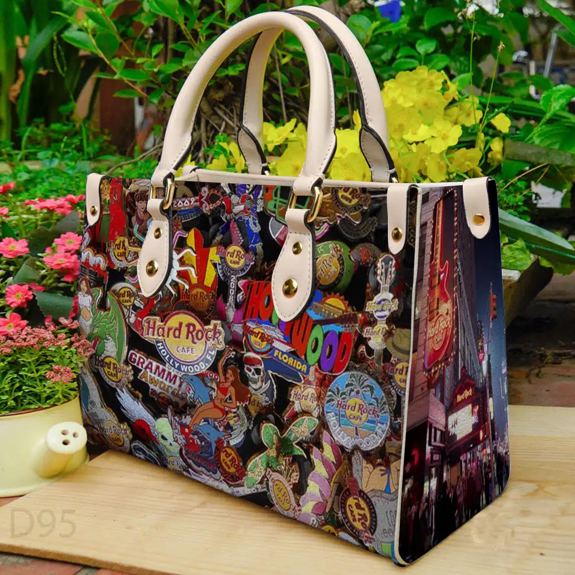 Hard Rock Cafe Leather Bag